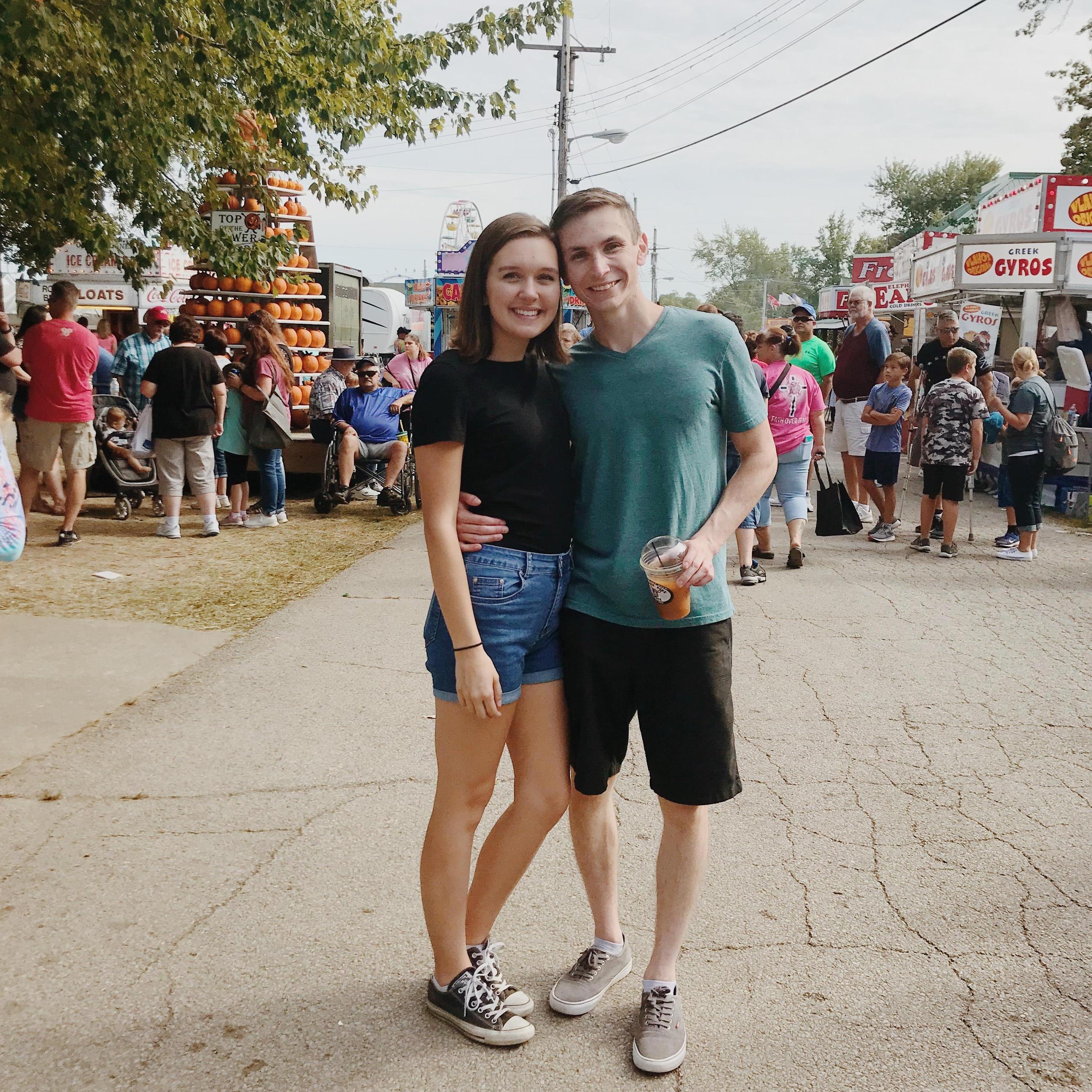 Gage's first time at the Canfield Fair!