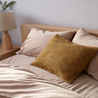 Organic Crinkled Percale Duvet Cover