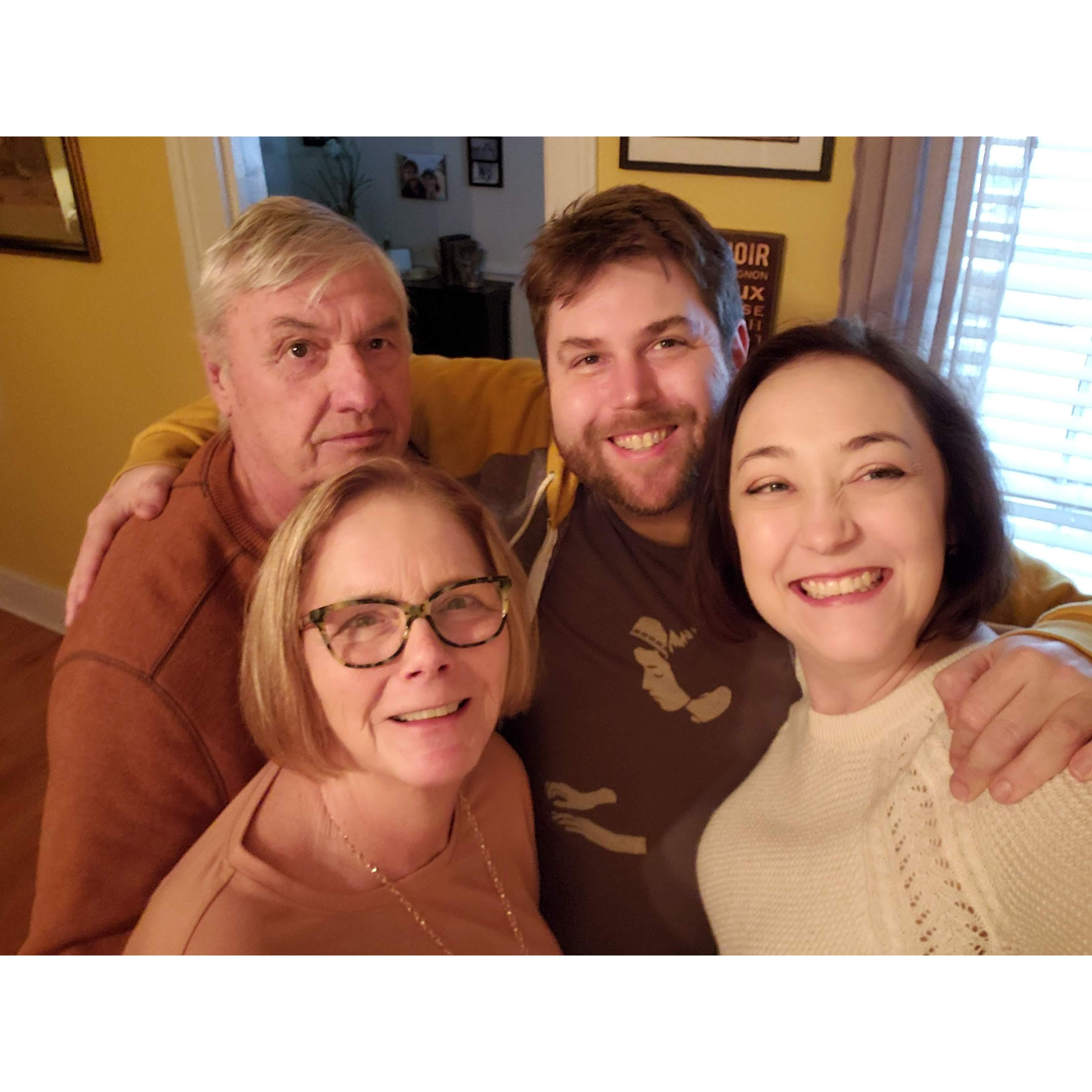 Nov 2018 - The first time Steph met Rob's Mom and Step Dad. Steph was very nervous that she would be too "Yankee" for their taste! 