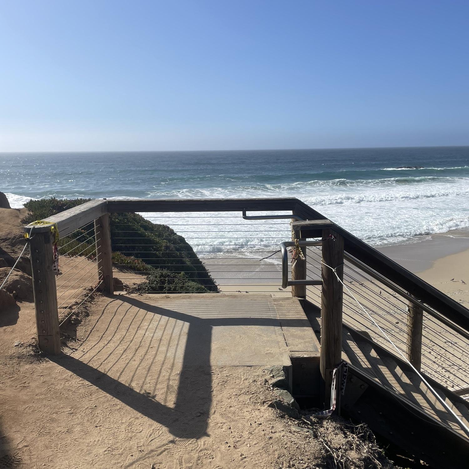 You’ll then find these stairs… your in the right area!