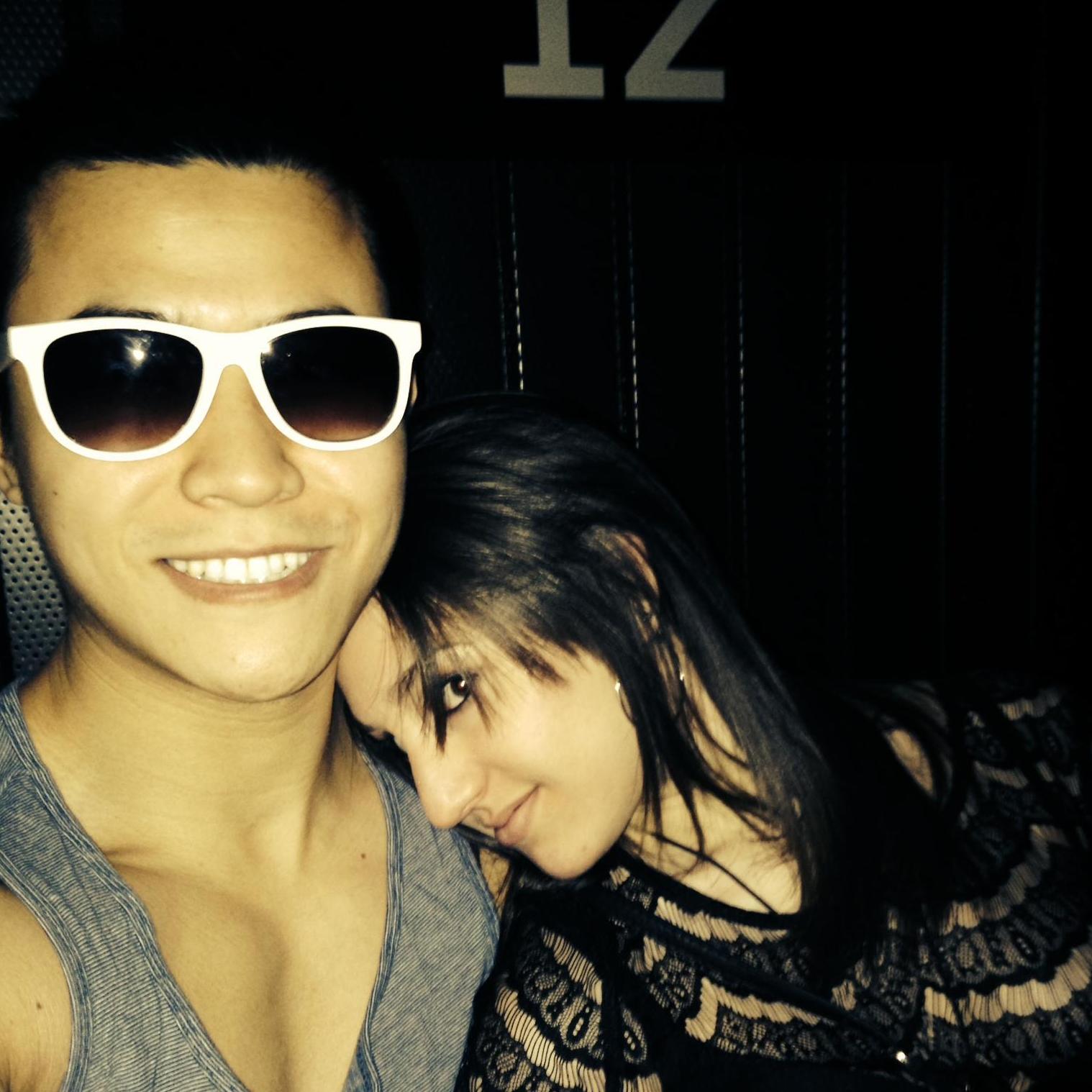 Our first photo together - at a Kid Cudi concert in 2014