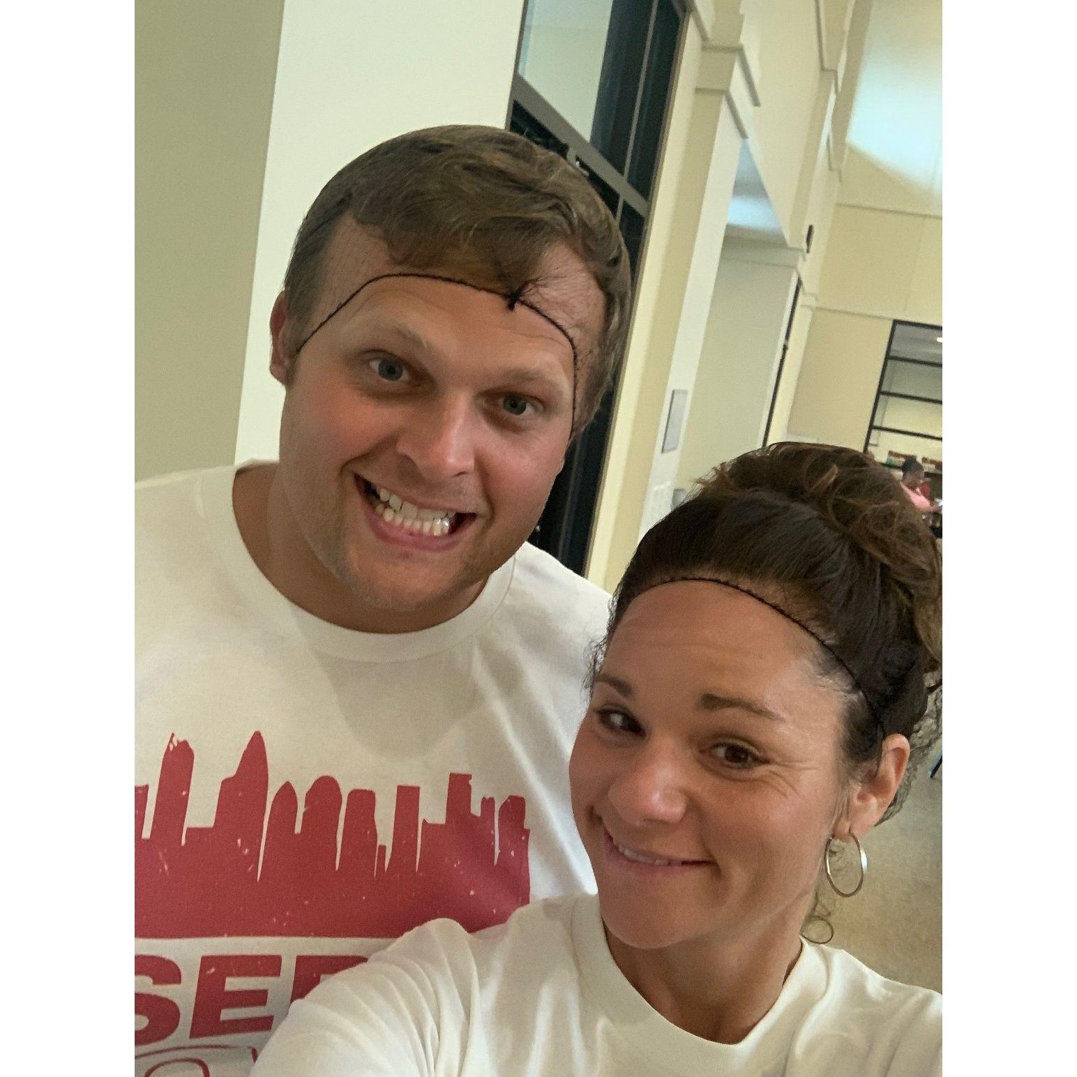Volunteering with Freedom House at a Charlotte Women's Shelter.