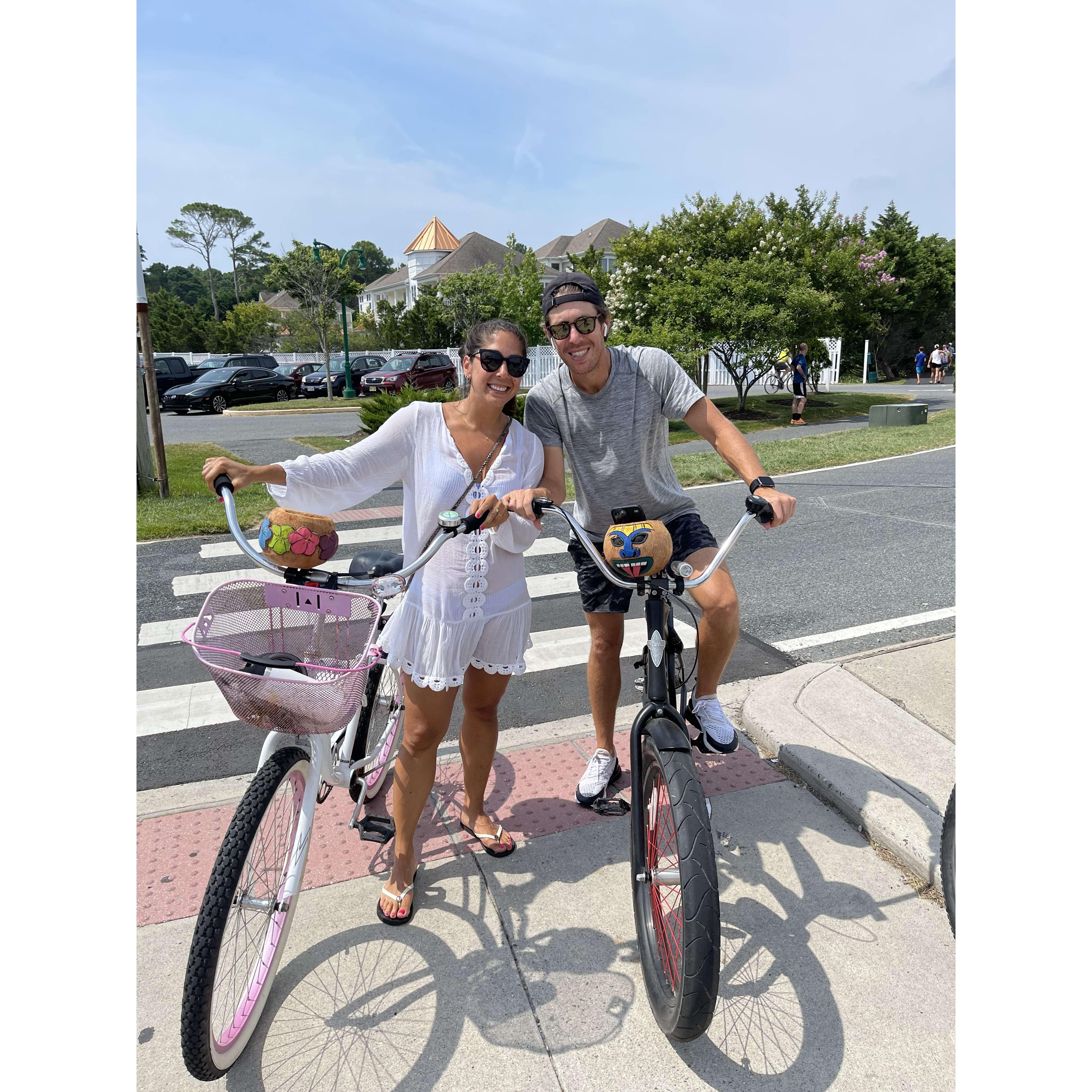 Nothing beats beach bike rides in Bethany!
