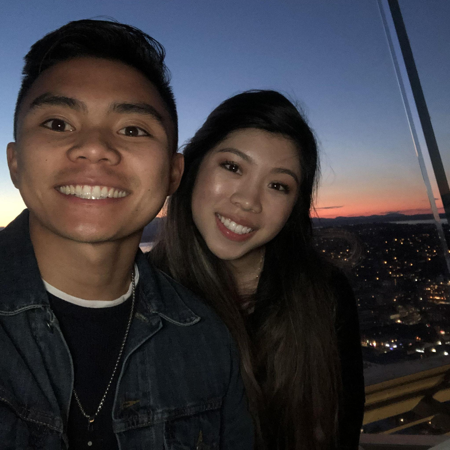 2019 - Our first trip together! We went to Seattle and visited the space needle