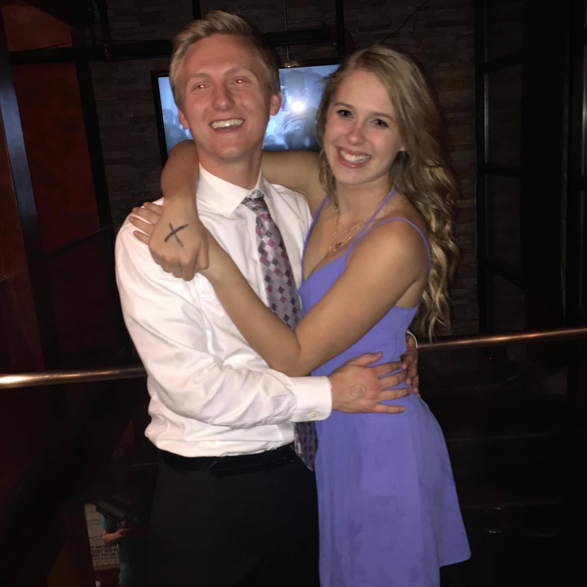 The night we officially started dating!