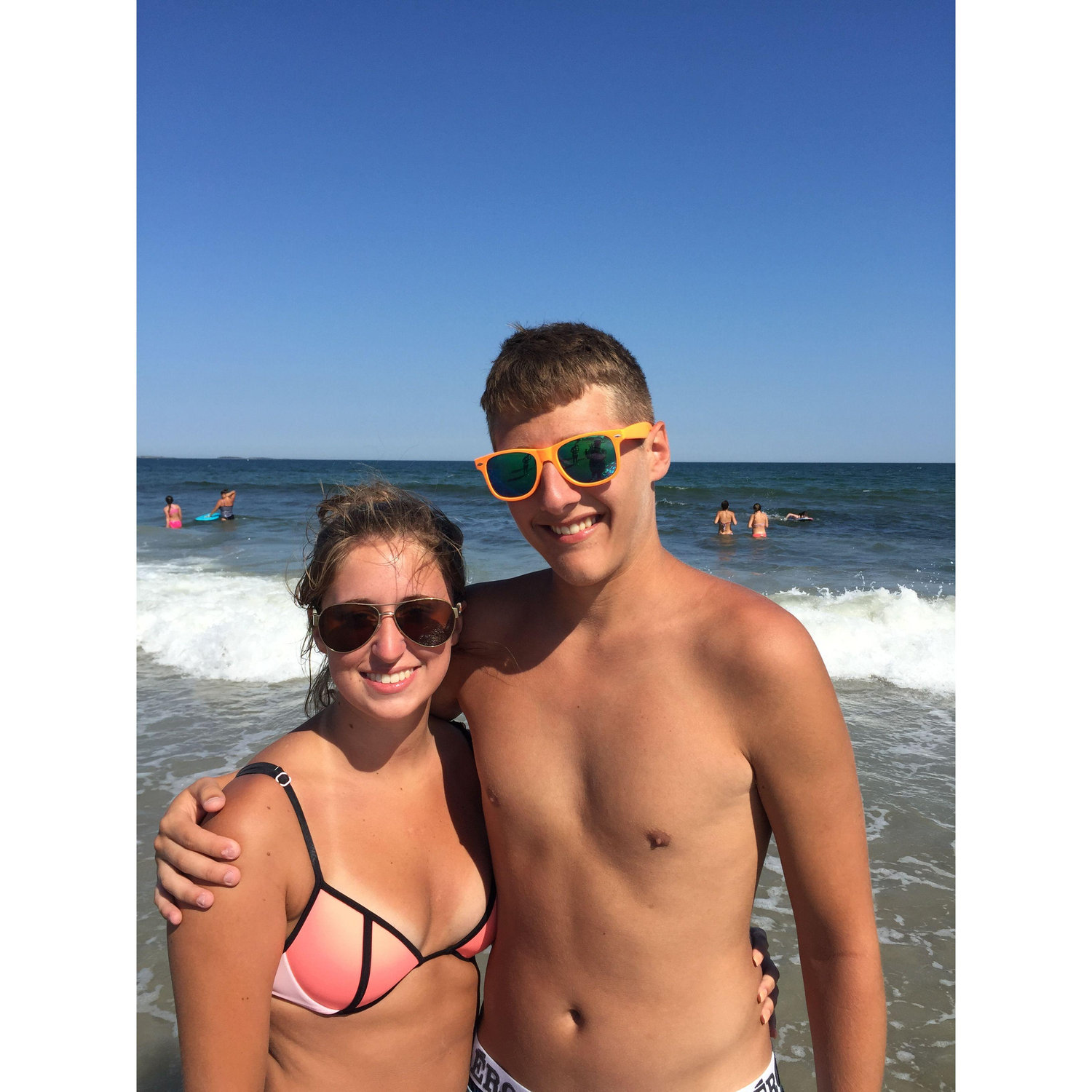 Last time we were ever this tan and skinny