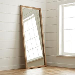 Linea II Natural Floor Mirror