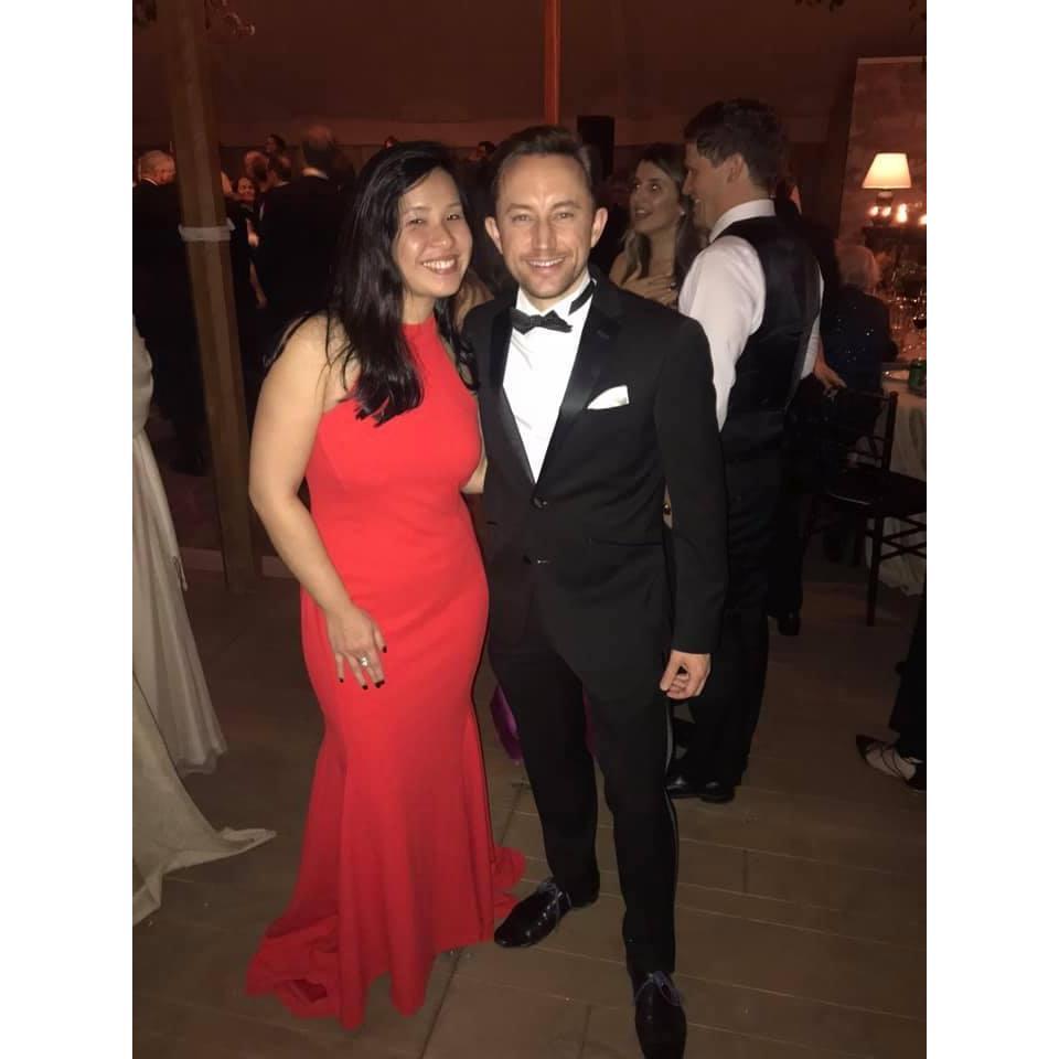 Celebrating our friends' wedding in Charleston, South Carolina, November 2019