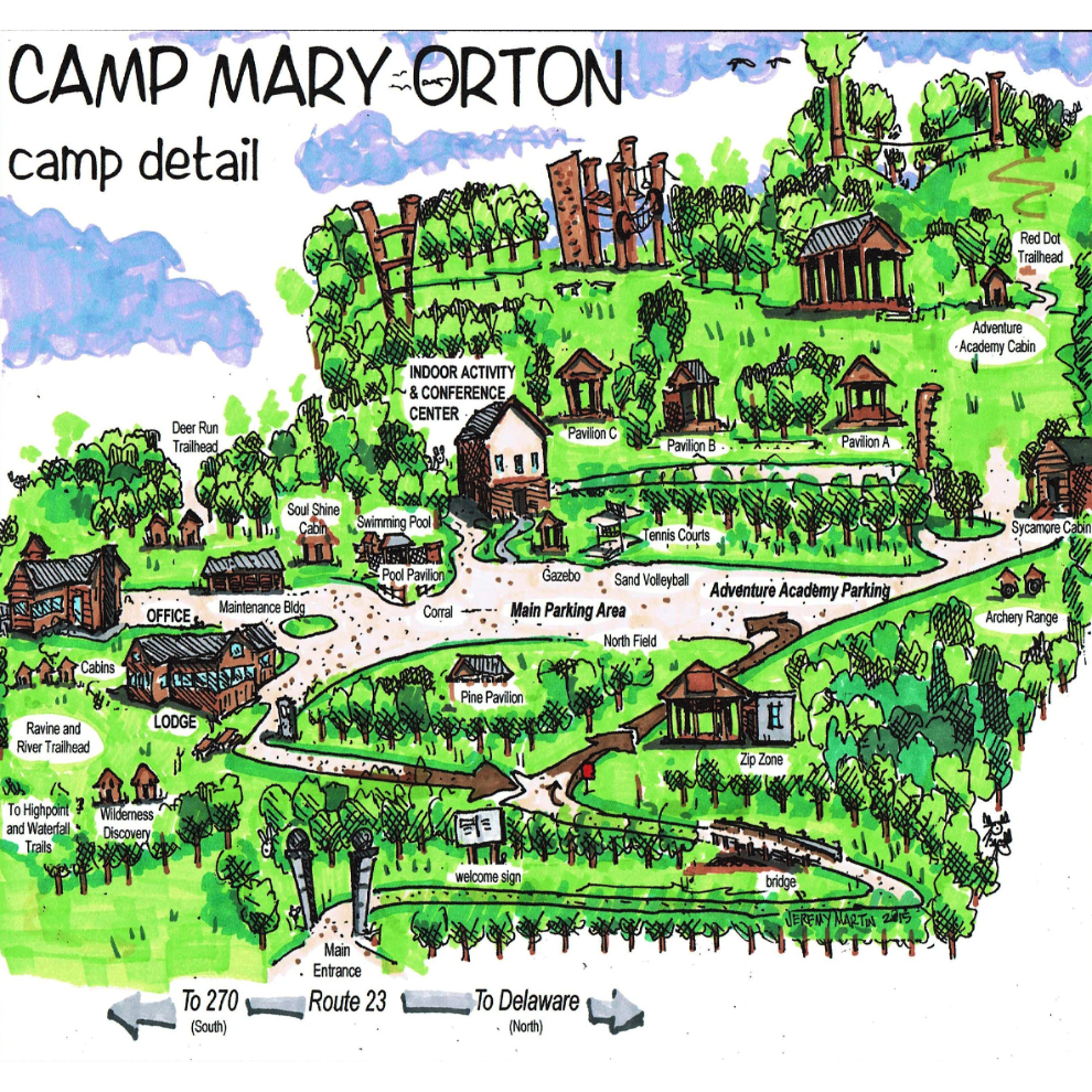 Please follow this map to the Lodge which is where the ceremony and reception will be held.