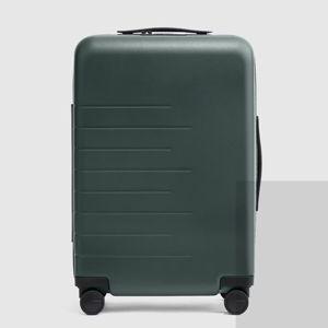 Expandable Carry-On Suitcase in Dark Green