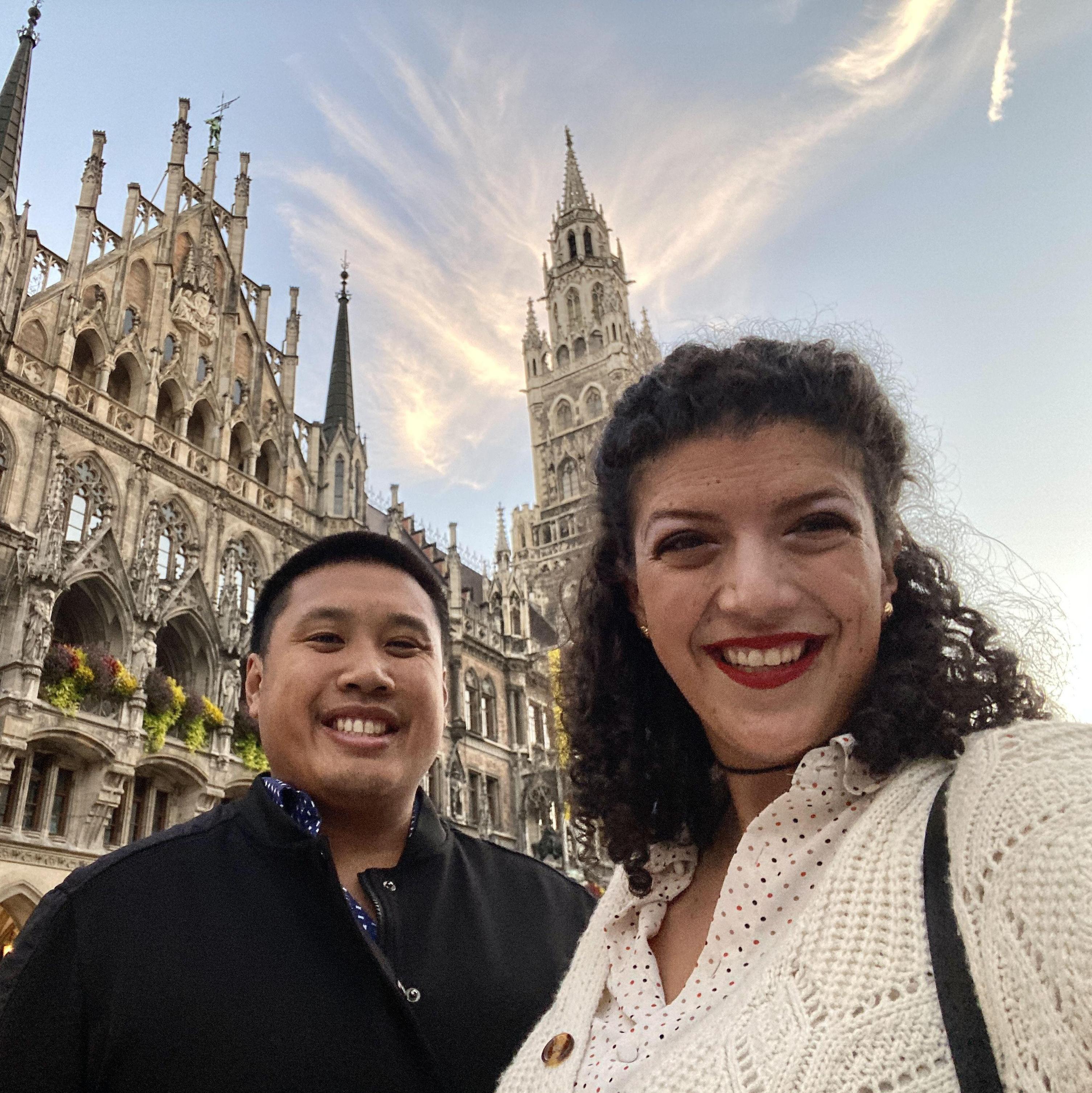 Together wherever we go! Exploring and taking in the arts in Munich, Germany.
