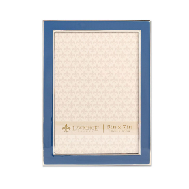 Lawrence Frames Navy Enamel Picture Frame - 5" x 7"