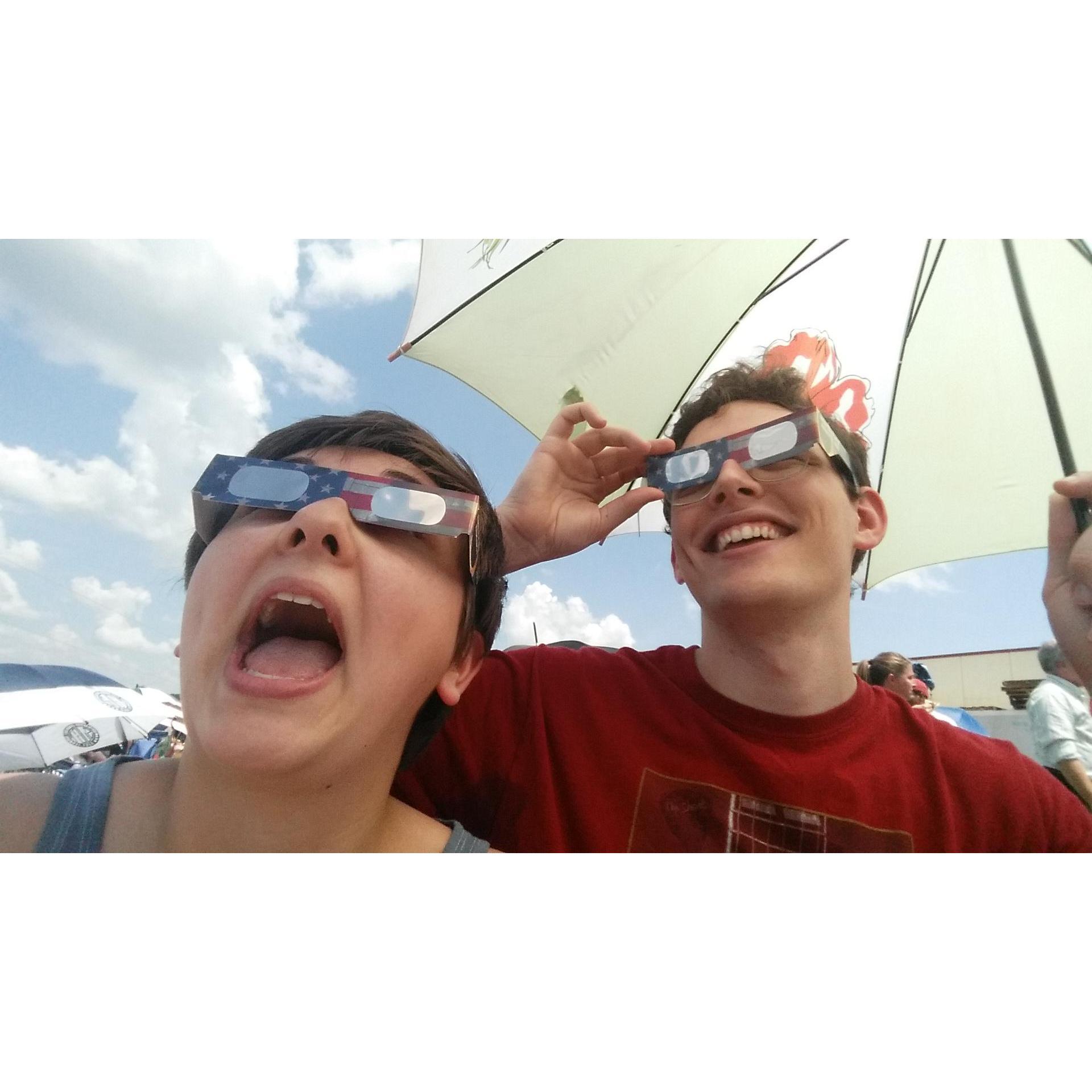 We saw a total solar eclipse!