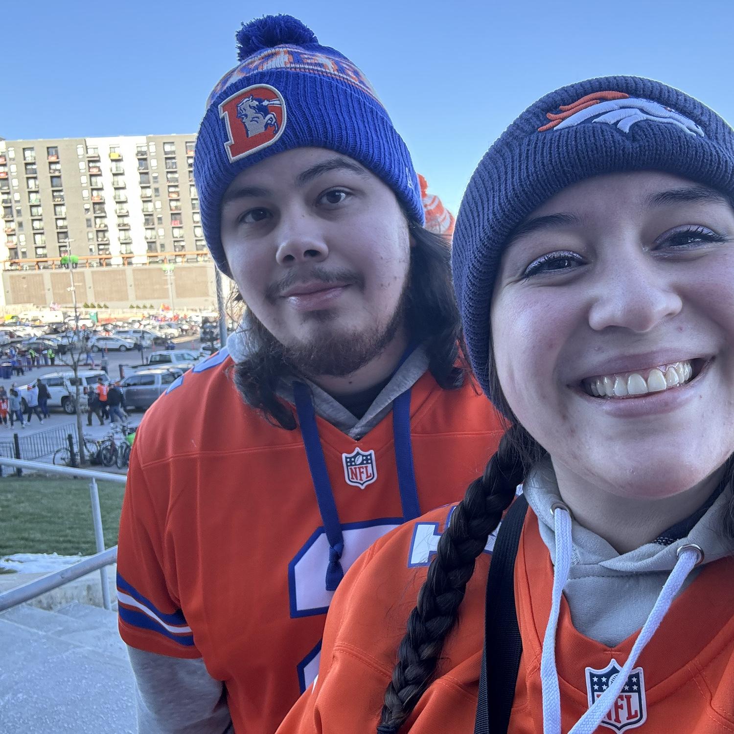 Our first broncos game!!