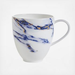 Marble Azure Mug, Set of 2