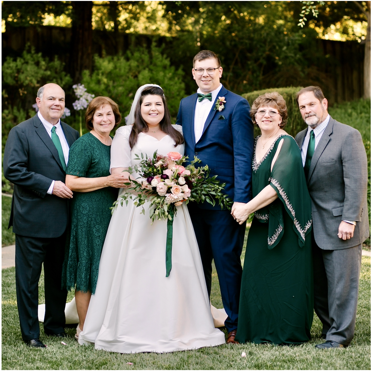 Our parents did so much to support us in all the last minute changes and challenges-- we appreciate them so much and were so grateful they could be with us.