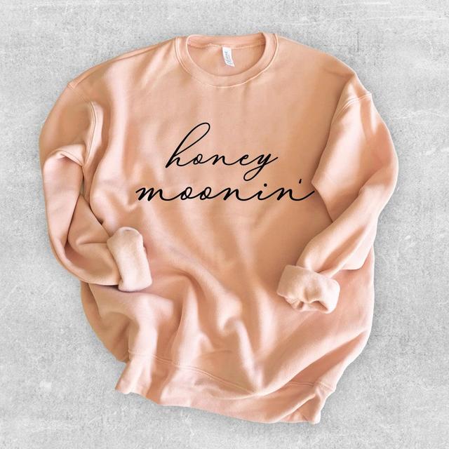 Honeymoon Sweatshirt, Newlywed Gift, Engagement Gift, Bridal Shower Gift, Honeymoon Vibes, Crewneck Sweatshirt, Honeymoon Sweatshirt