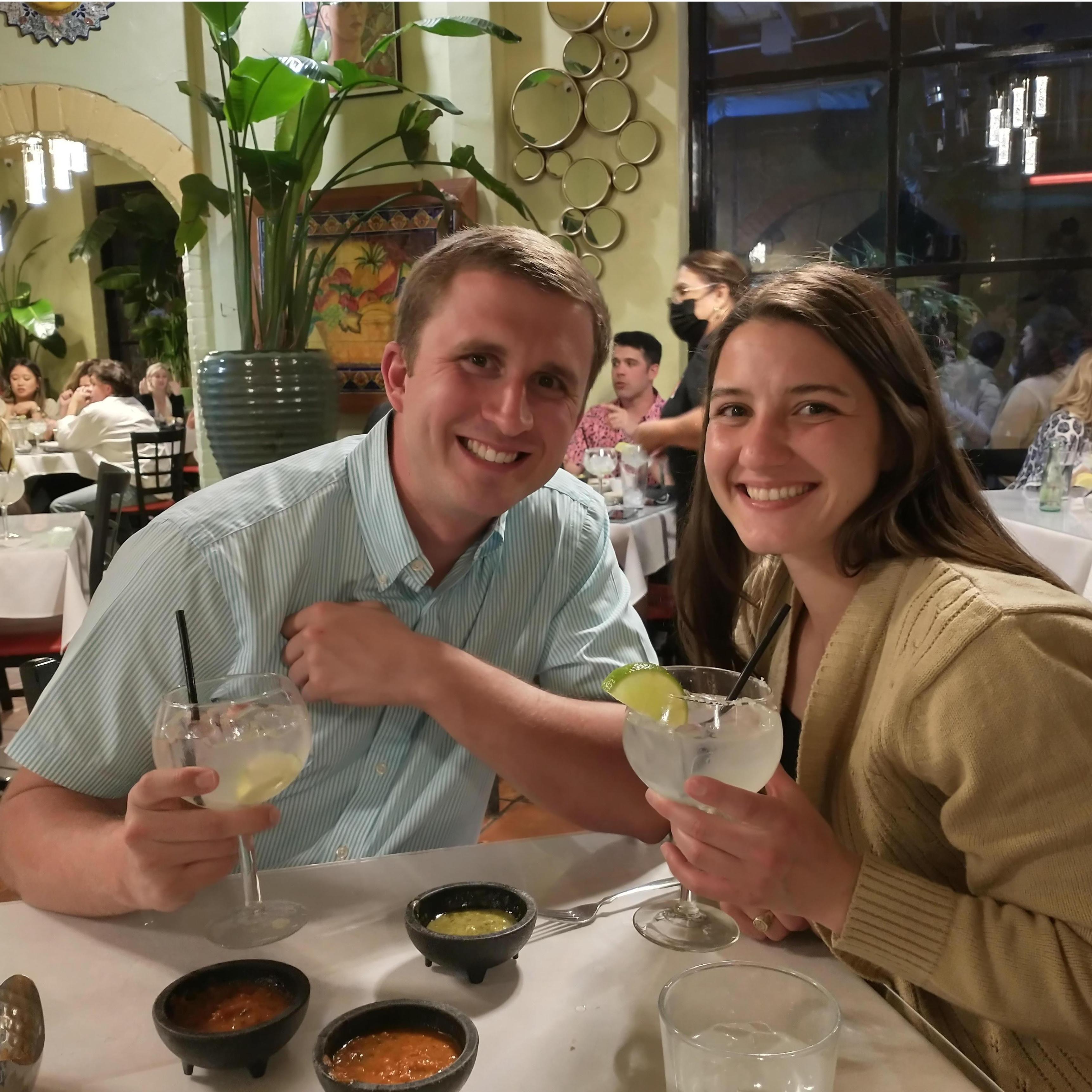 March 19, 2021 - Dinner at Soluna, our favorite restaurant