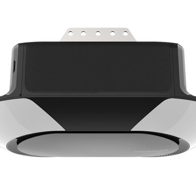 Chamberlain B6713T Smart Advanced Corner LED Lighting-myQ Smartphone Controlled-Ultra Quiet, Strong Belt Drive MAX Lifting Power, Blue Garage Door Opener