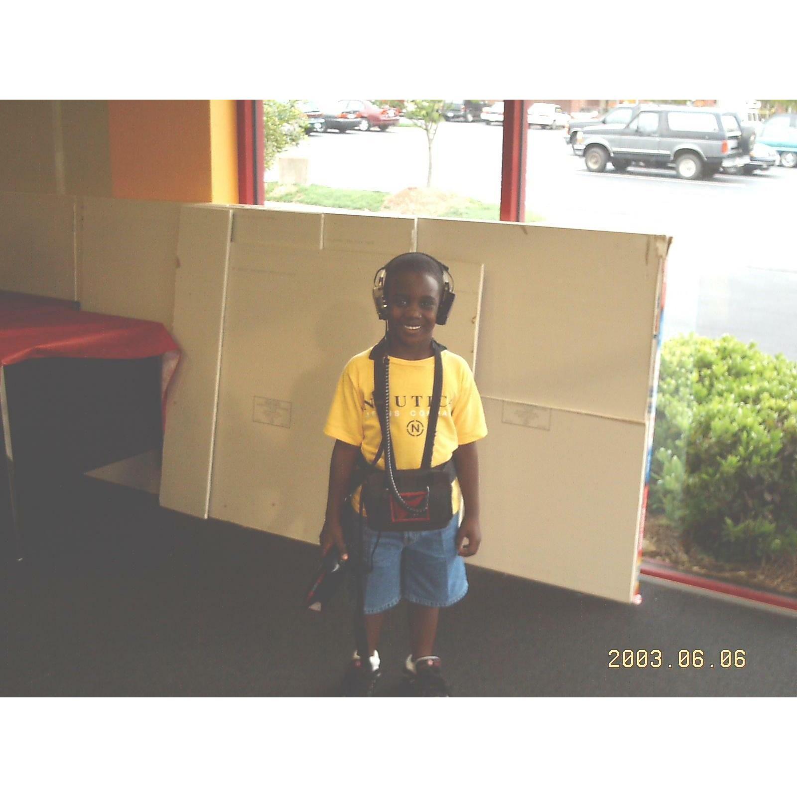 Lil Benjamin (I peed on myself this day😂) (June 2003)