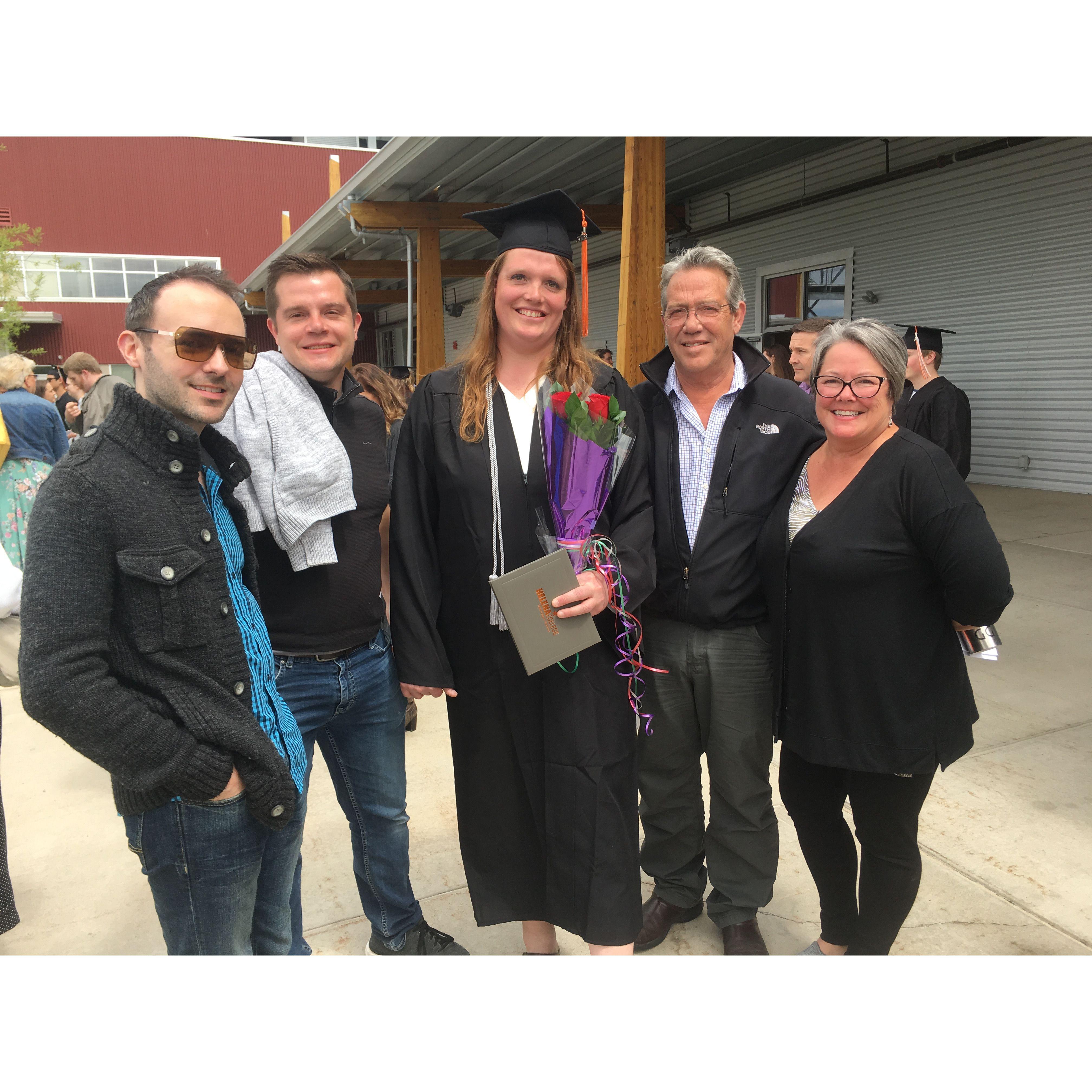 Teal's Family: Matt (Brother in-law), Kory (Brother), Bree (Sister), Steve (Stepdad), Cris (Mom)