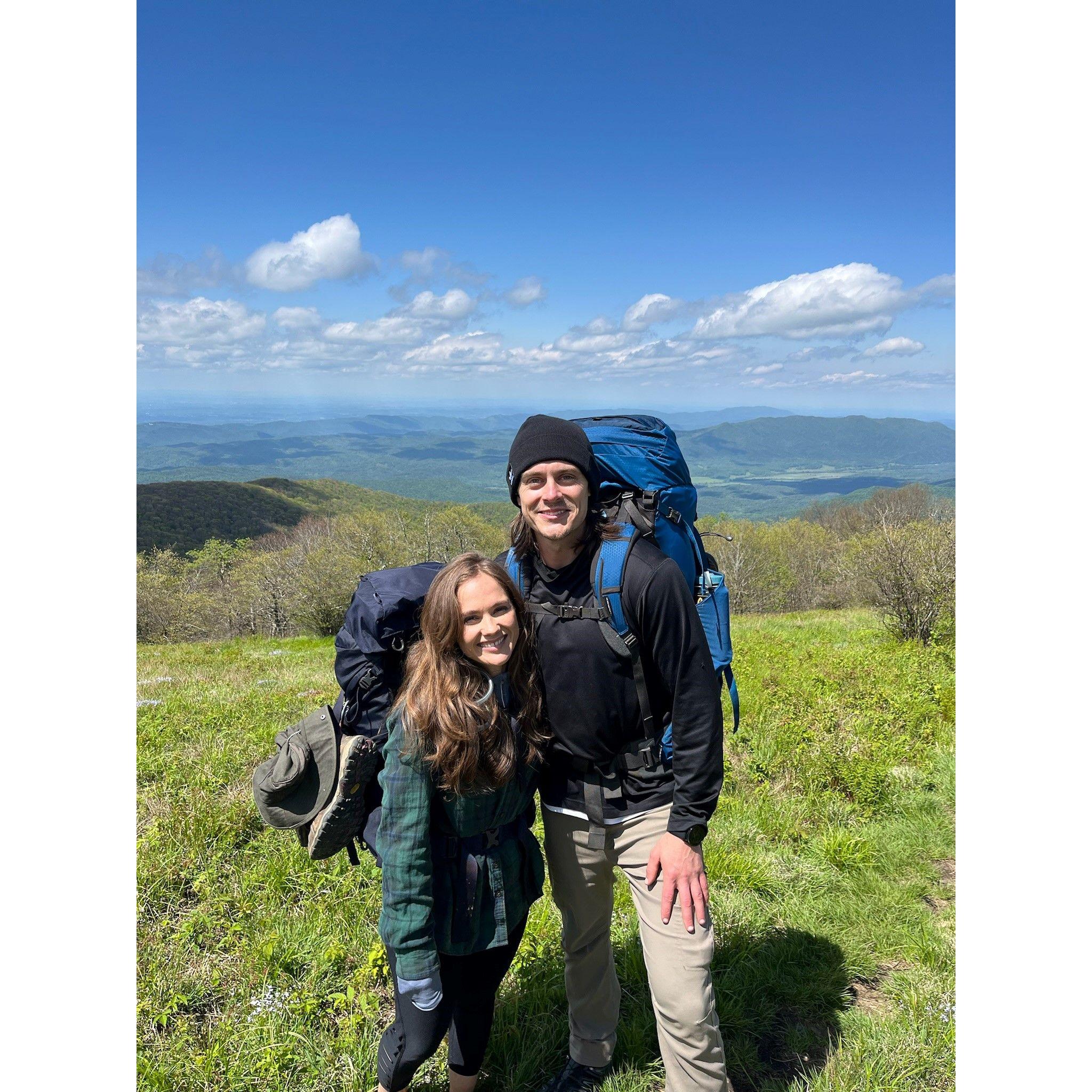 Backpacking trip with friends to the Smokies! We, unfortunately, did not get to meet Smokey.