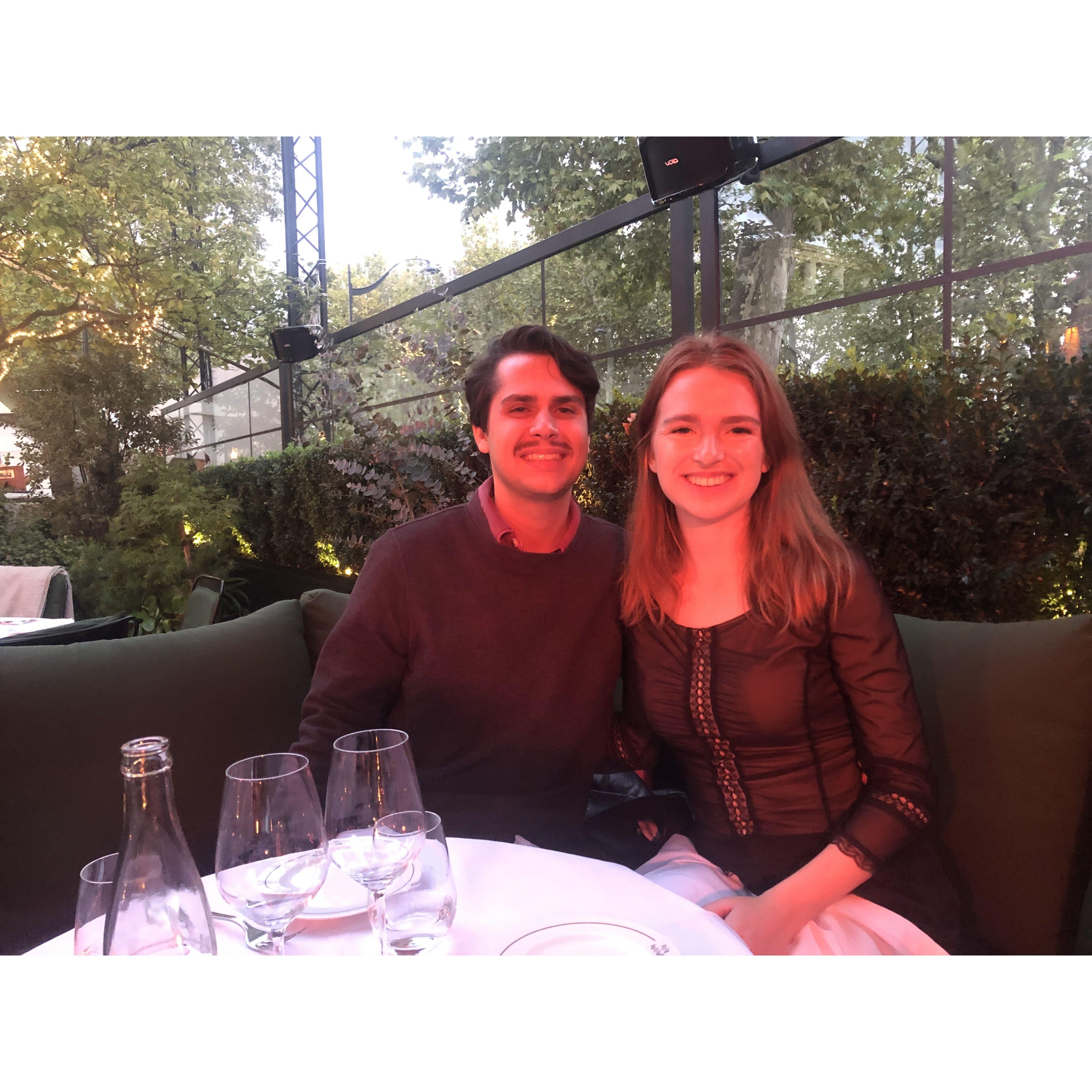 dîner à Paris