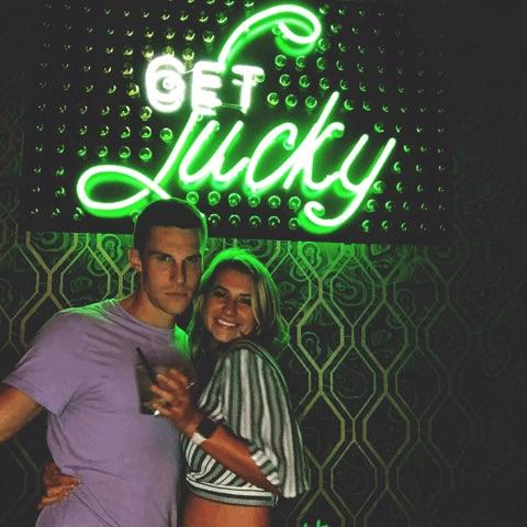 Brandon & Tiff met in Austin, TX on July 27, 2019. Brandon bought Tiffany tacos and a tequila sunrise on their first date…the rest was history!