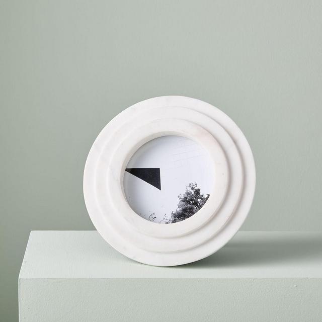 Textured Marble Frame, Circle