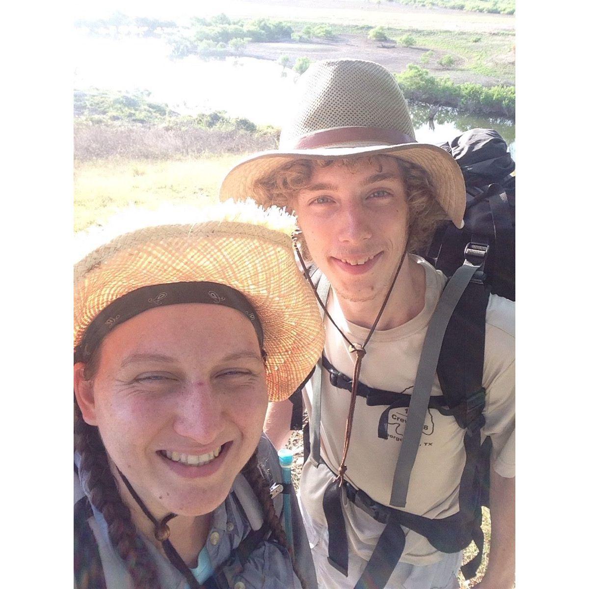 Backpacking around Lake Georgetown