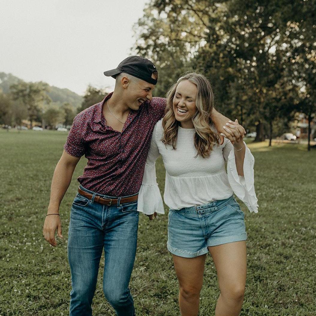 Pictures in Ritter Park right before we got engaged :)