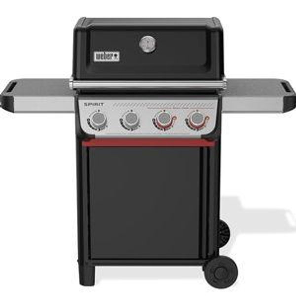 Weber Spirit E-425 Liquid Propane Gas Grill for Outdoor Cooking and BBQ, 4 Boost Burners, Black