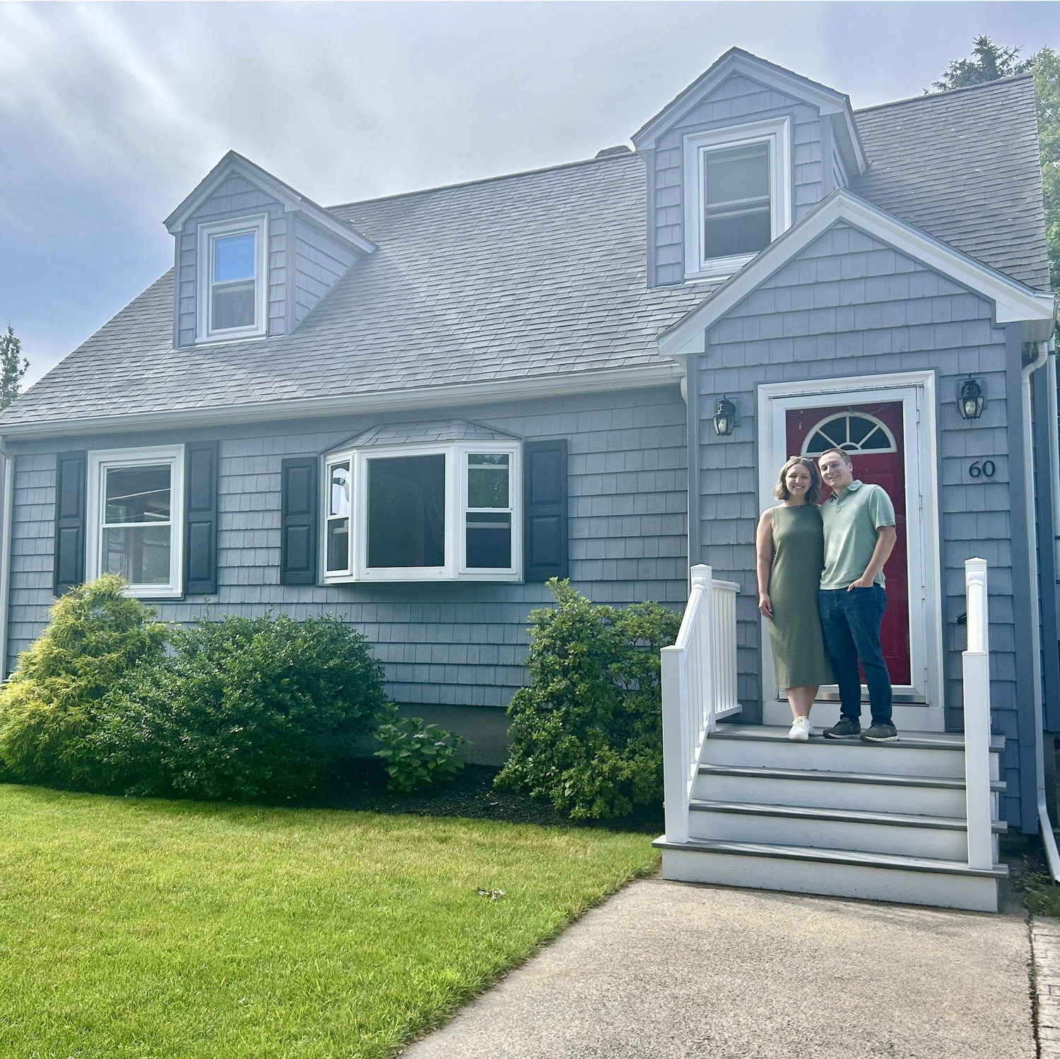 After 3 apartments together, and lots of offers - we bought our house!