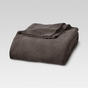 Sweater Knit Blanket Hot Coffee (King) - Threshold™
