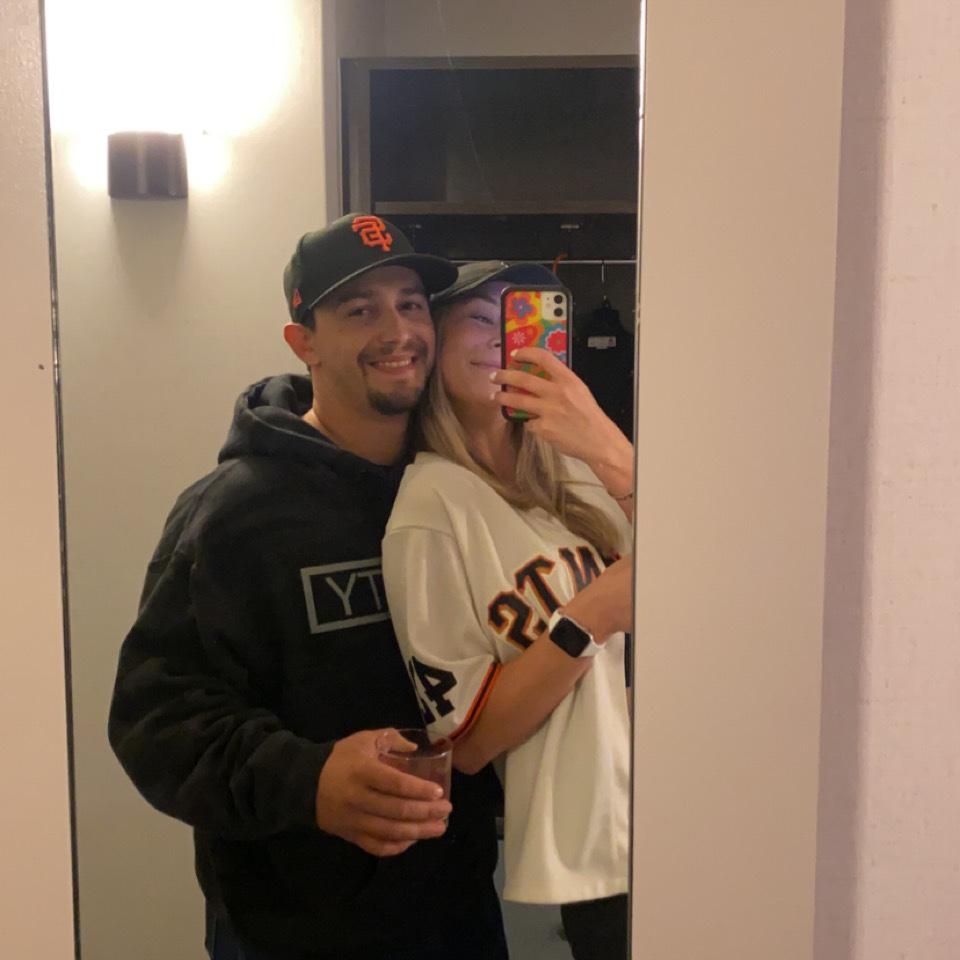 Our first giants game & trip!
