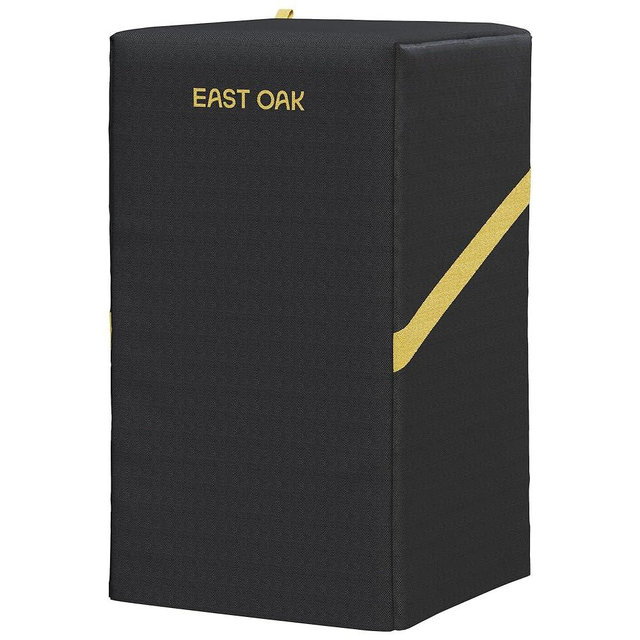 EAST OAK 30-Inch Electric Smoker Cover for Outside with Vents, Heavy Duty 600D PVC Waterproof UV-Resistant Smoker Grill Cover, Vertical Smoker Cover with Straps and Buckle for Convenient Storage