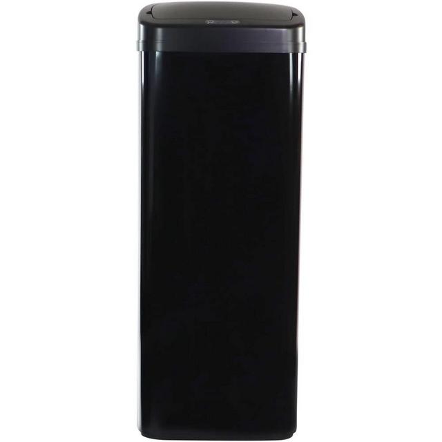 Hanover 50-Liter / 13.2-Gallon Black 50 Liter / 13.2 Gallon Hands Free Trash Can Garbage Bin, Fingerprint Resistant, Soft Close, Sensor Lid