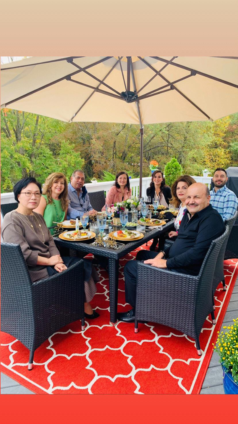 Celebratory brunch with our families