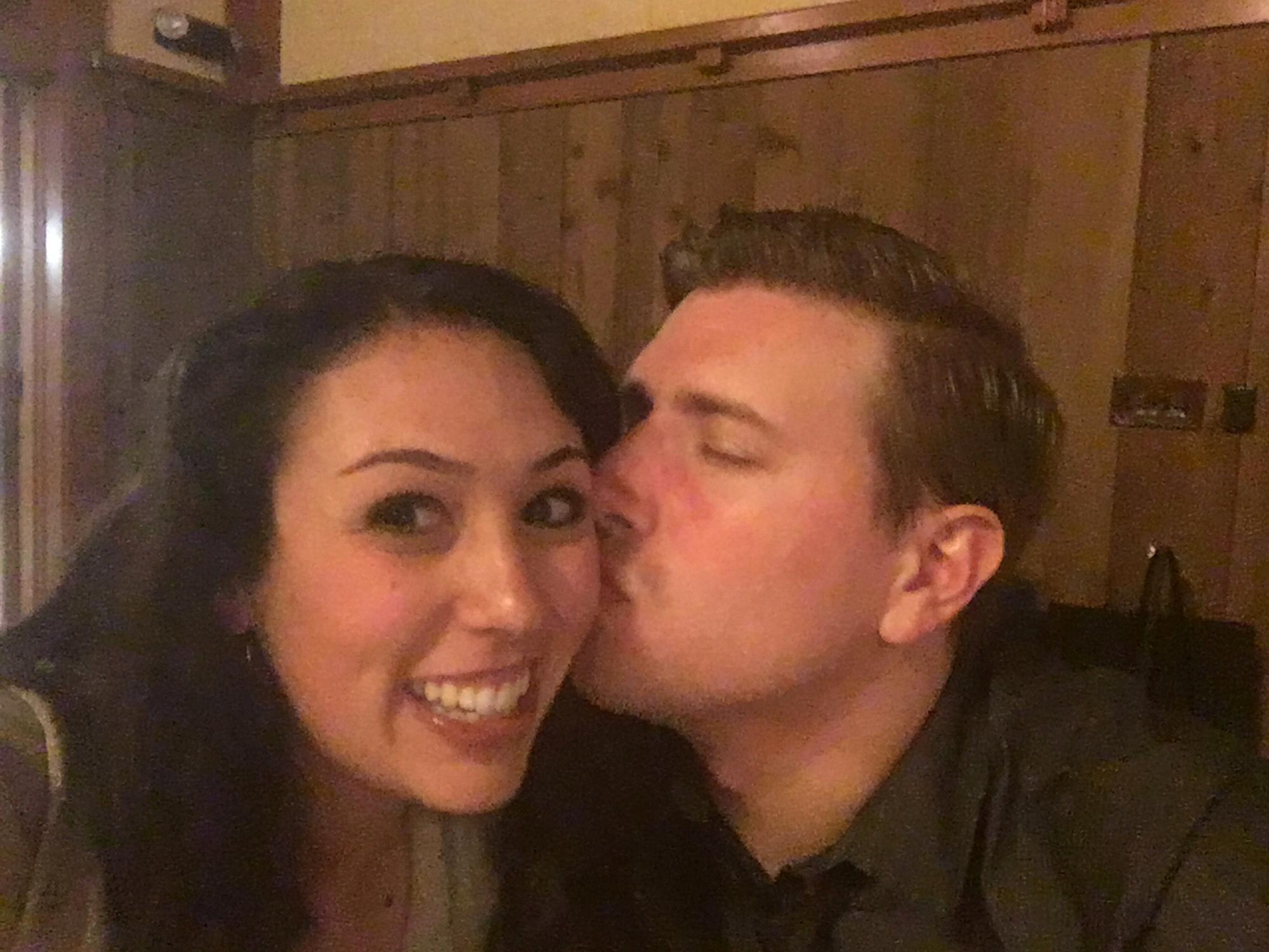 At a wedding, with love in the air, we knew this was something special.