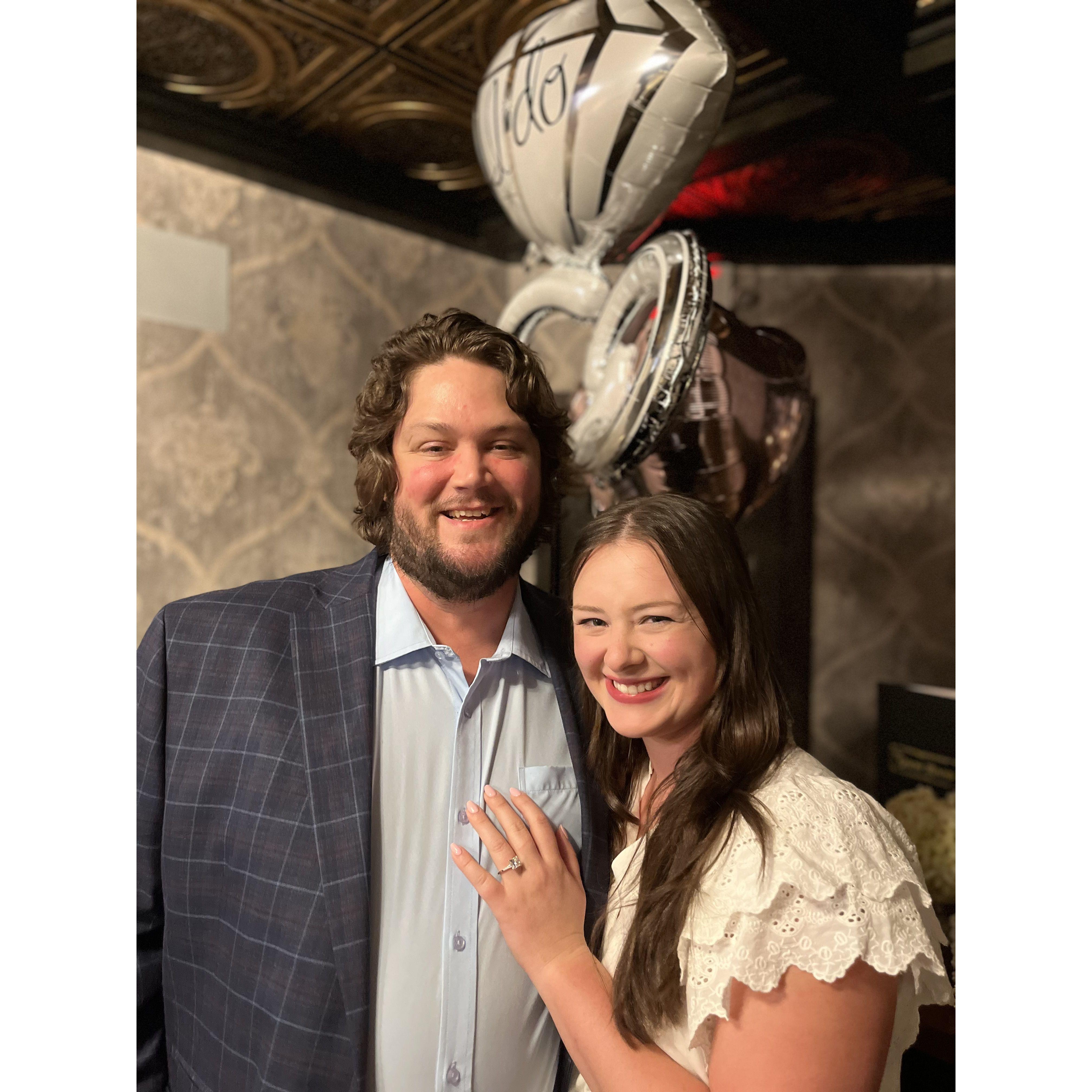 Snapped right after we got engaged
