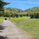 Golfing at Park City Municipal Golf Course