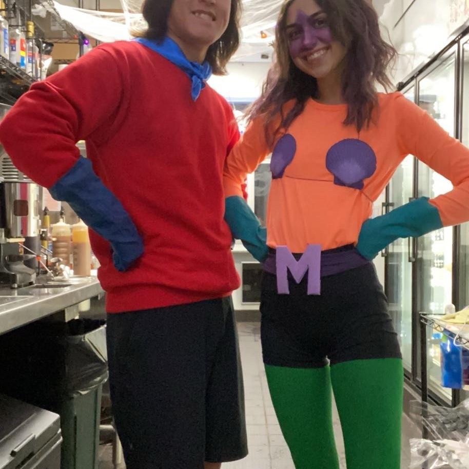 Mel and Al met while working at Dutch Bro’s! This is from Halloween 2021