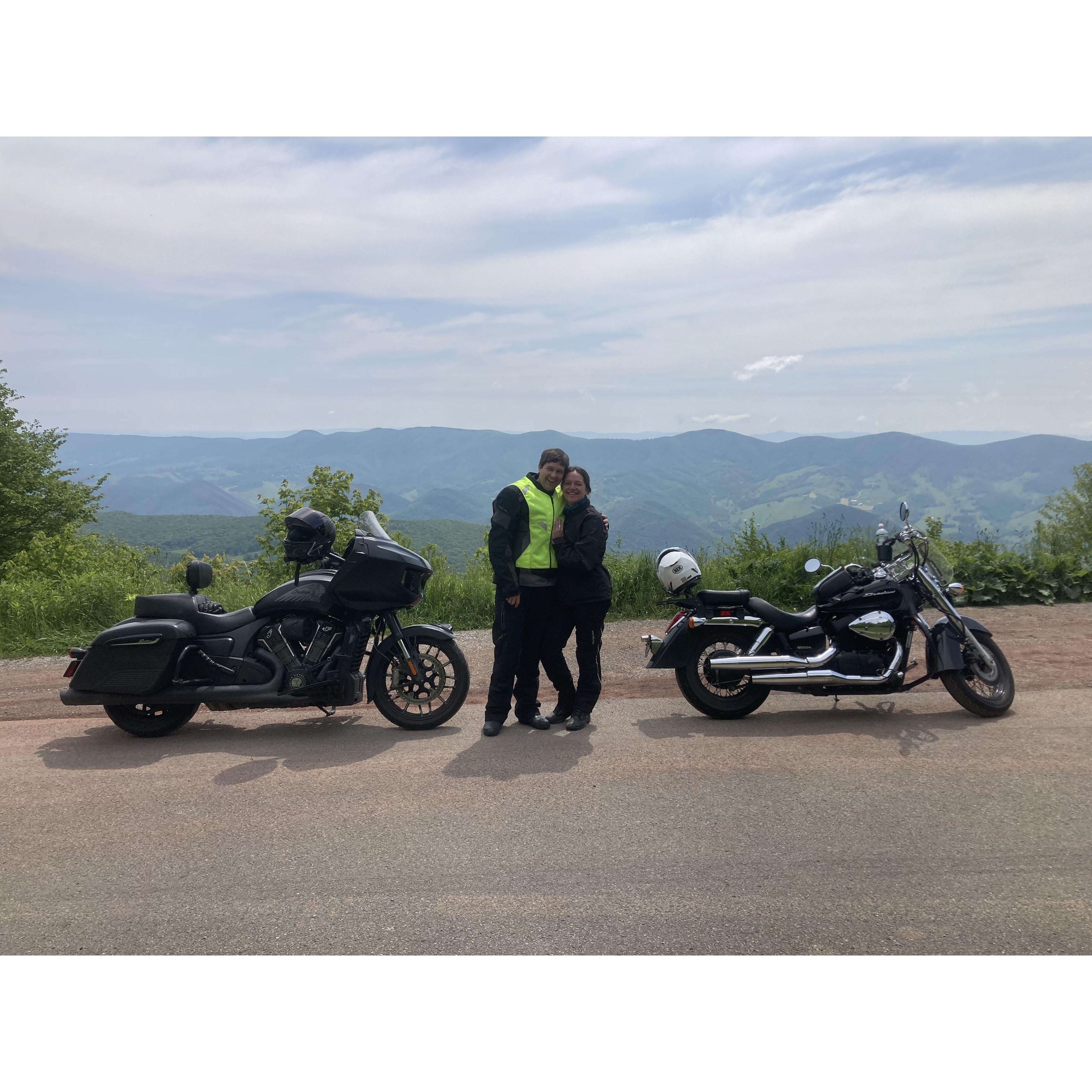 West Virginia mountains.