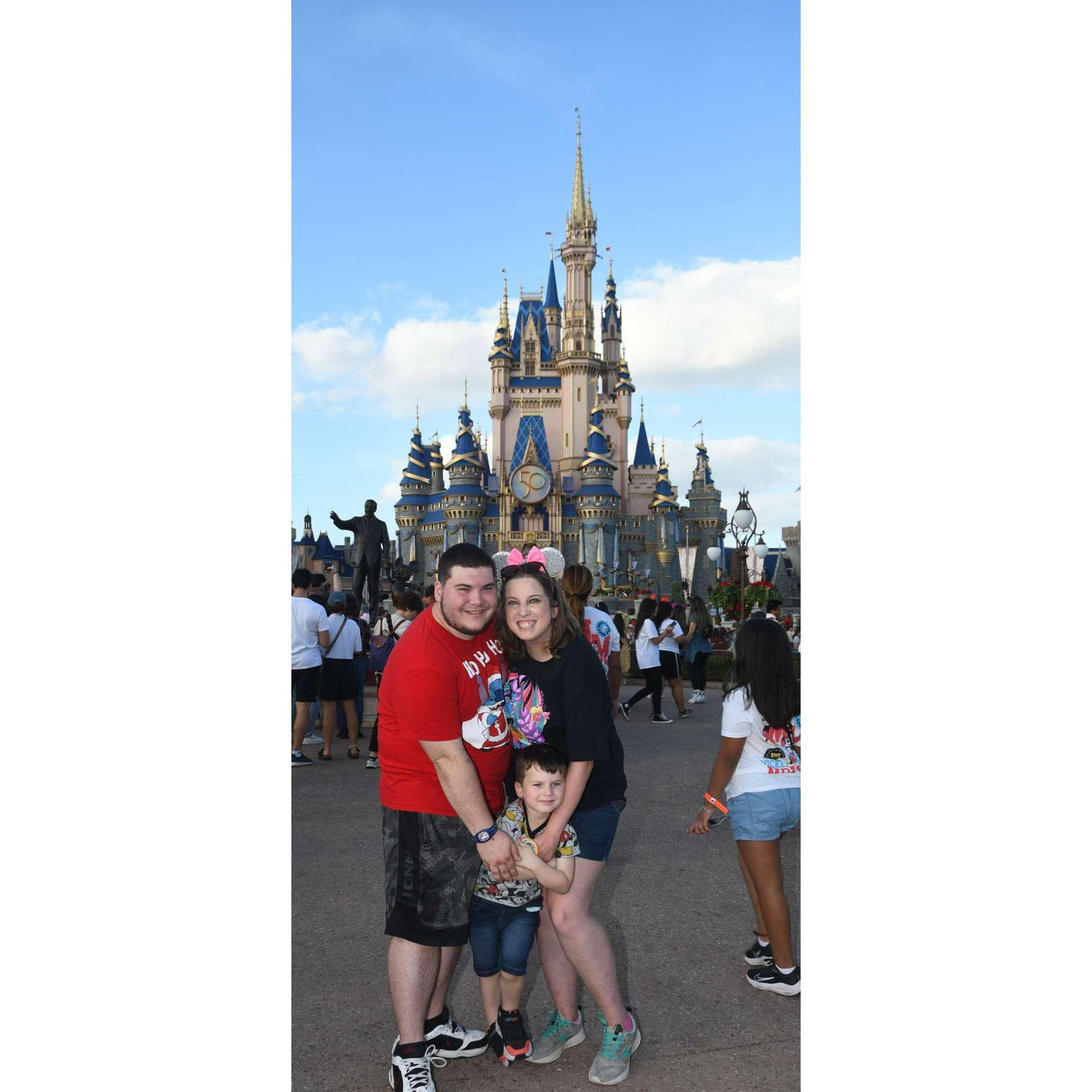 Us at one of our FAVORITE places in the world