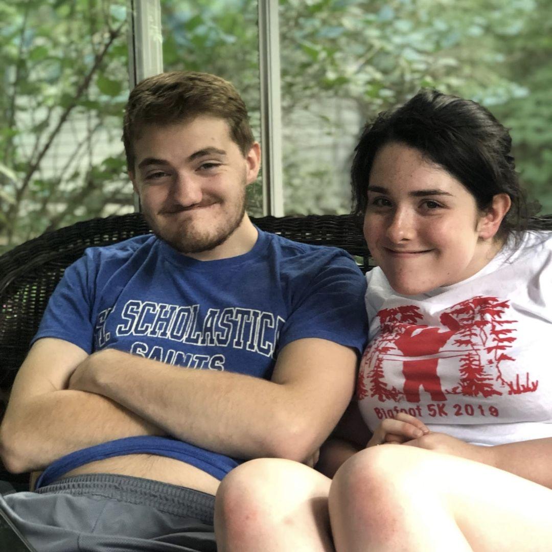 May 2020: A goofy picture taken during Quarantine