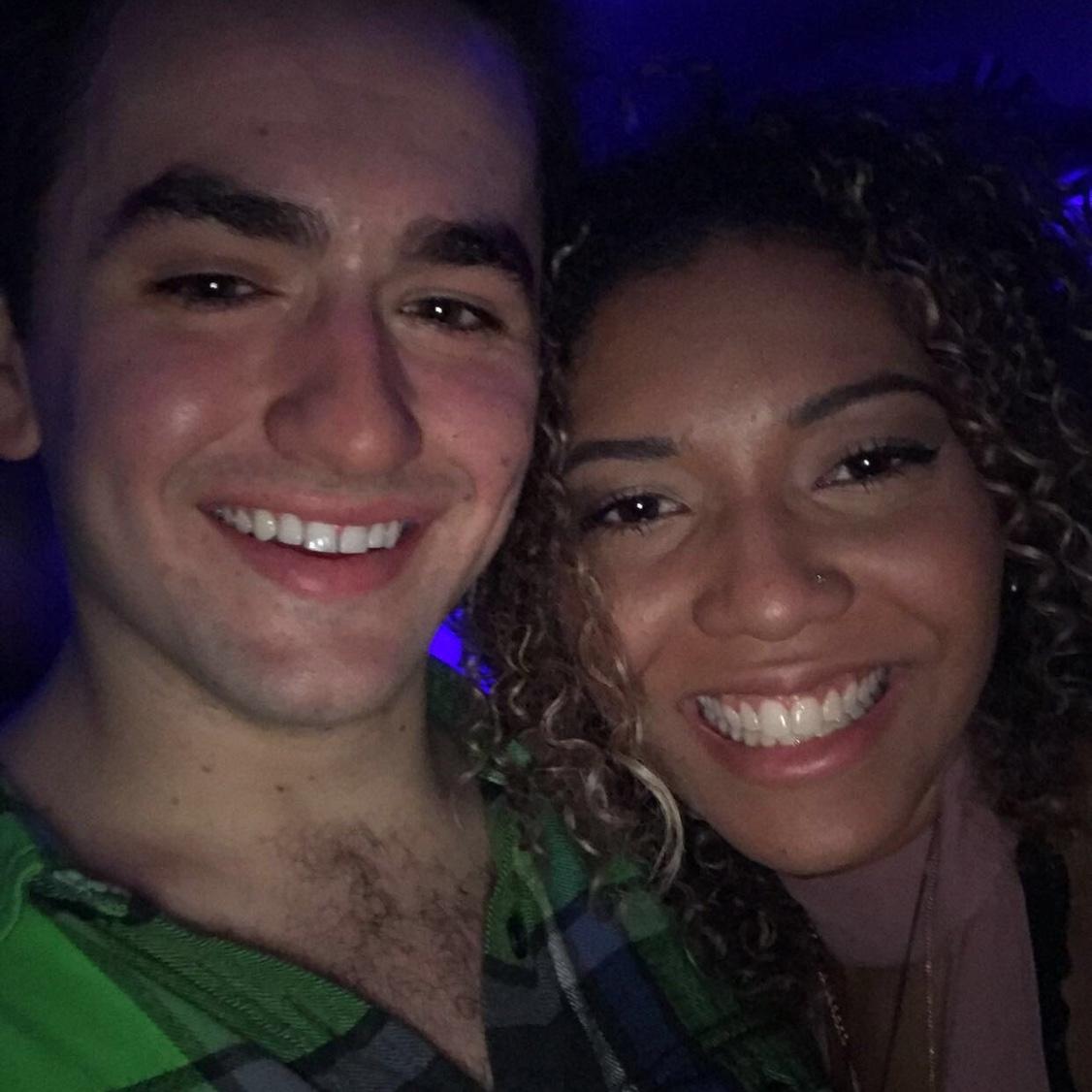 January 2018 - The night we met & our first picture together!