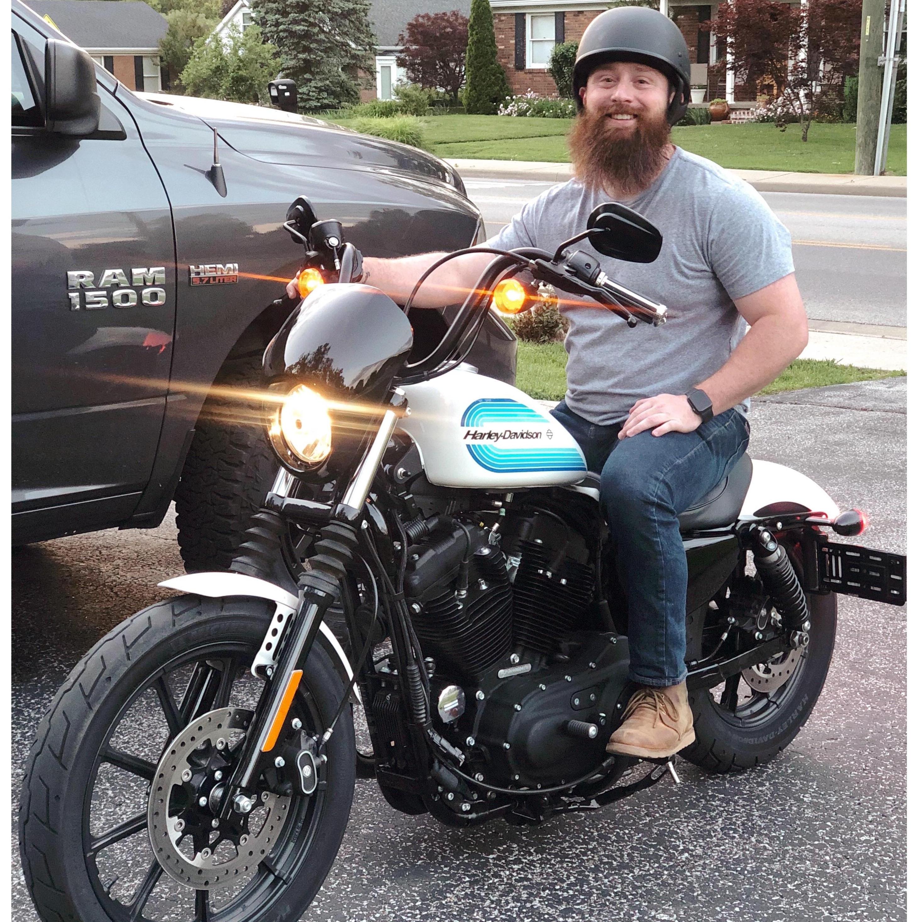 May 2020 - Harley bought a Harley