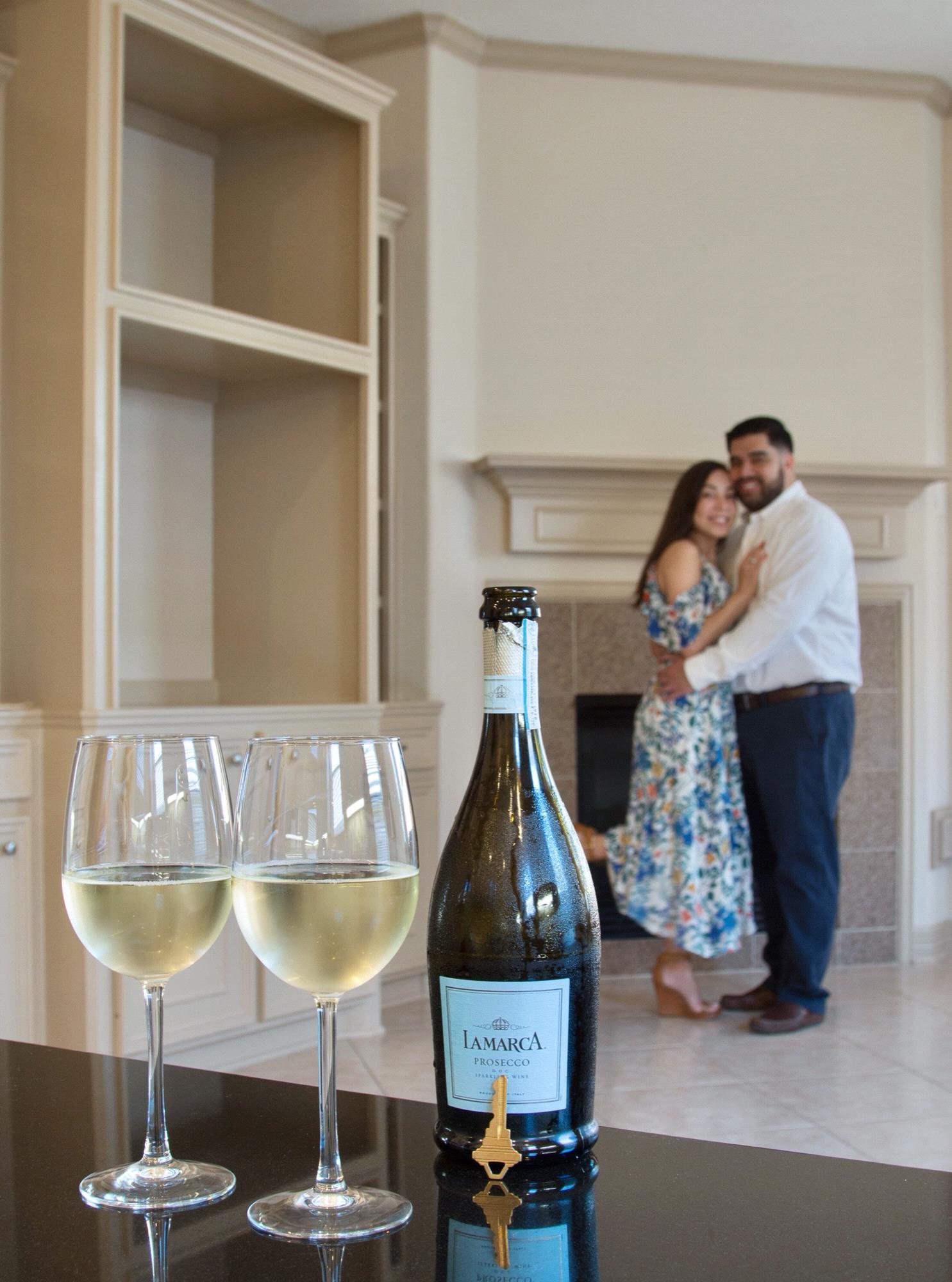 Celebrating our first home 🏠🍾🥂