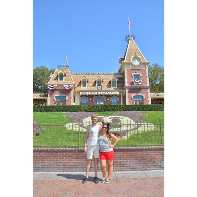 August 2017 - DISNEYLAND!!!! On the night we met in St Kitts I told Luke about 3 things I love - Jesus, My dog (Benjamen), and Disneyland! I was so excited to share this day with Luke.