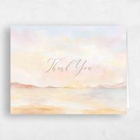 Beige Wedding Thank You - Andalusia Landscape